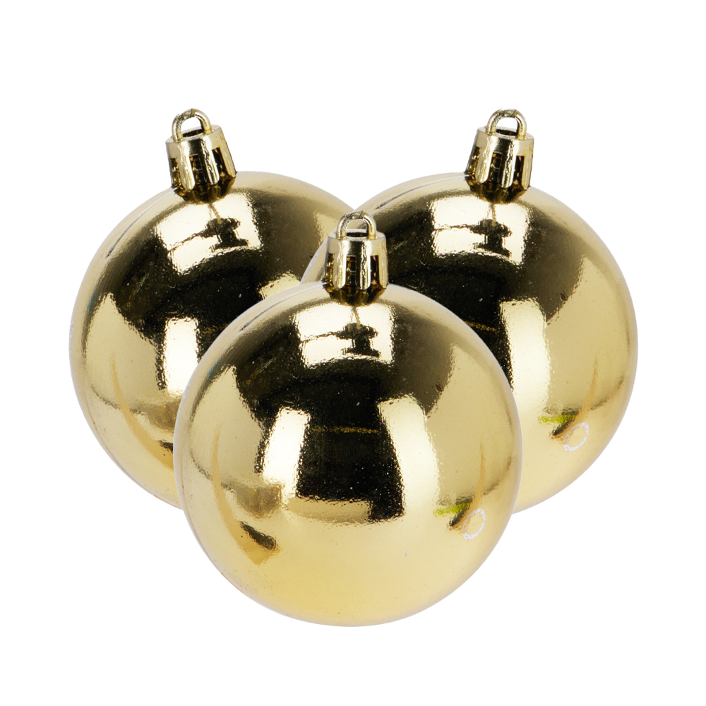 Weihnachtskugel Set 70-teilig gold