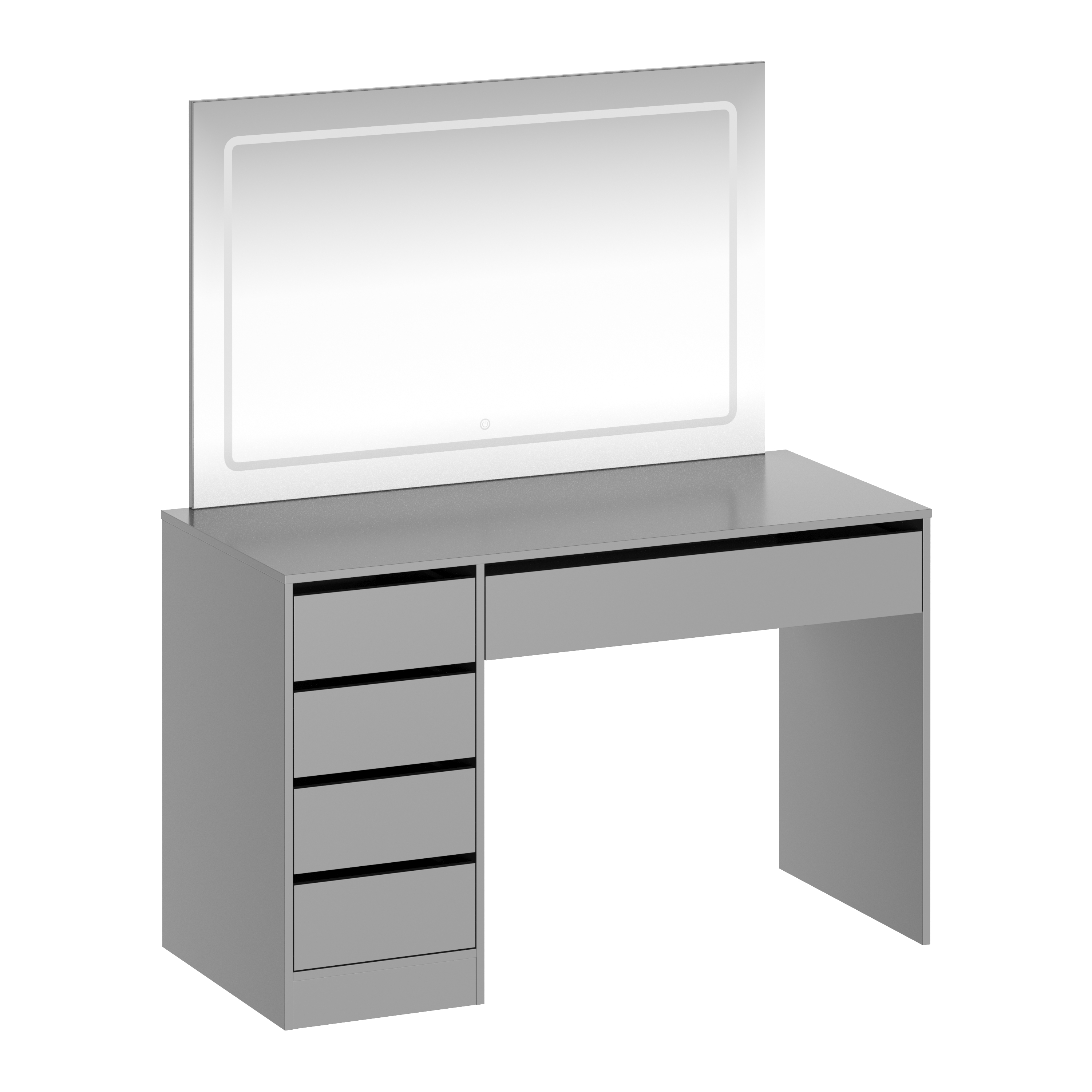 Schminktisch mit Licht KAIA grau