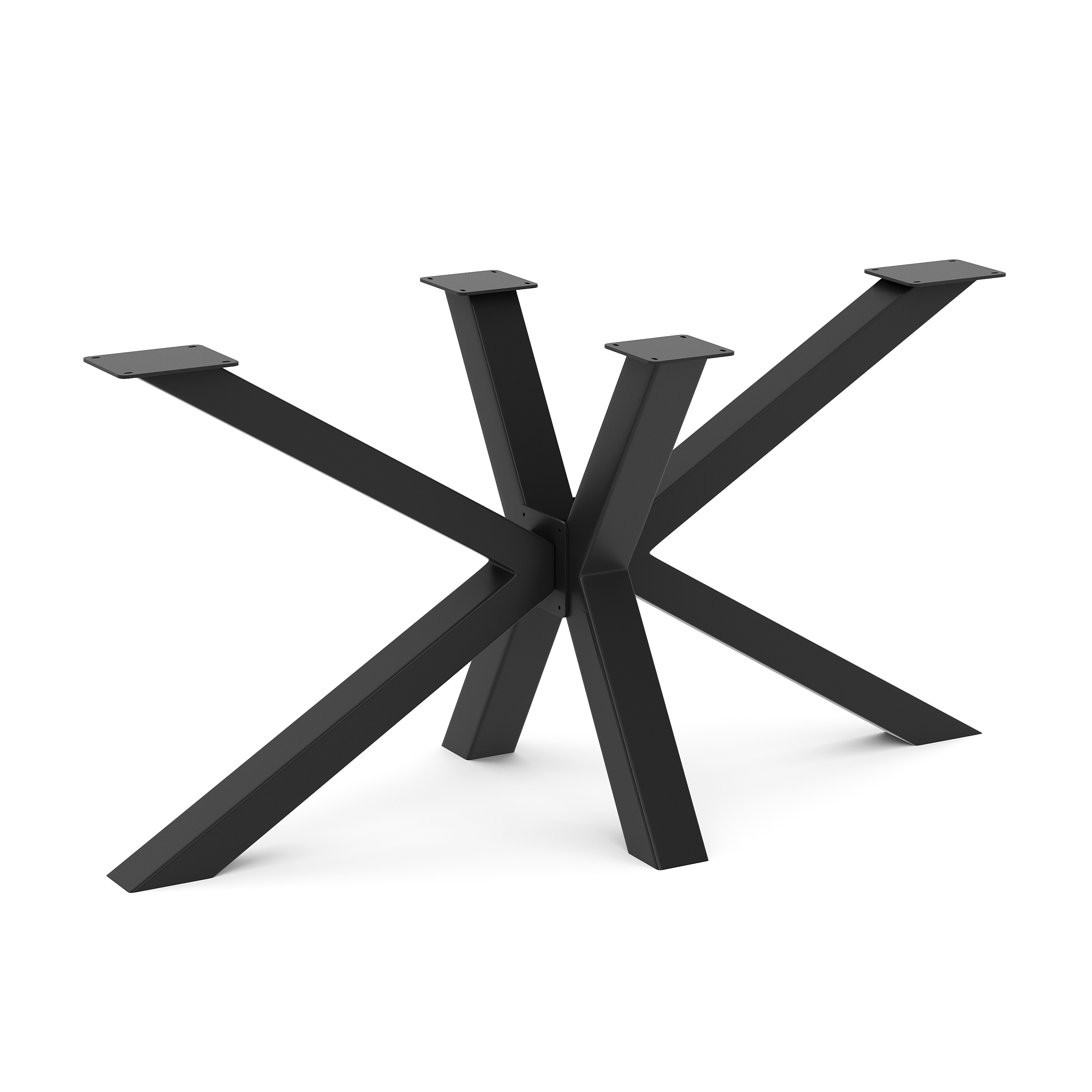 Tischgestell Stahl Spider 150 x 70 x 72 cm schwarz