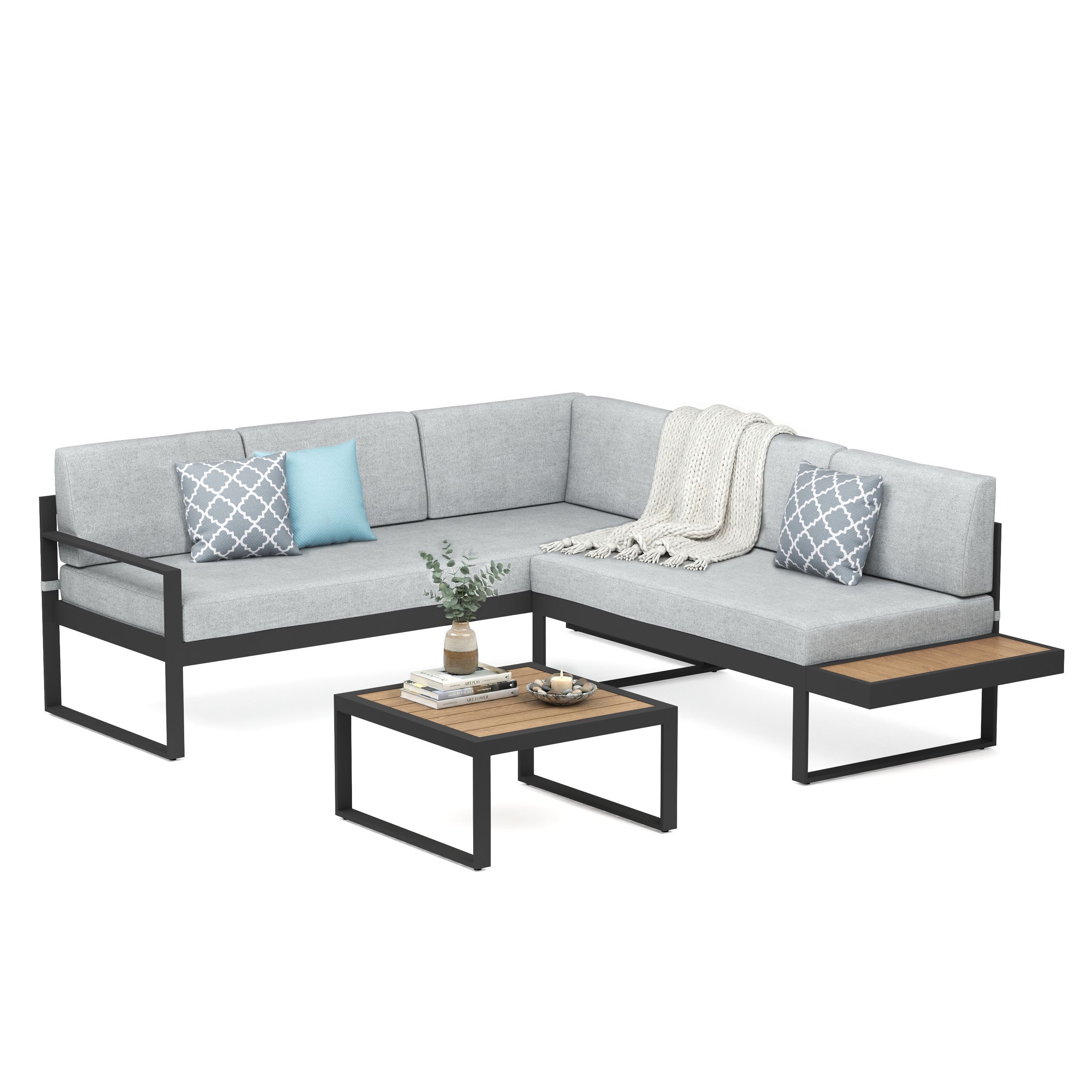 Image of Lounge ALLEGRA hellgrau