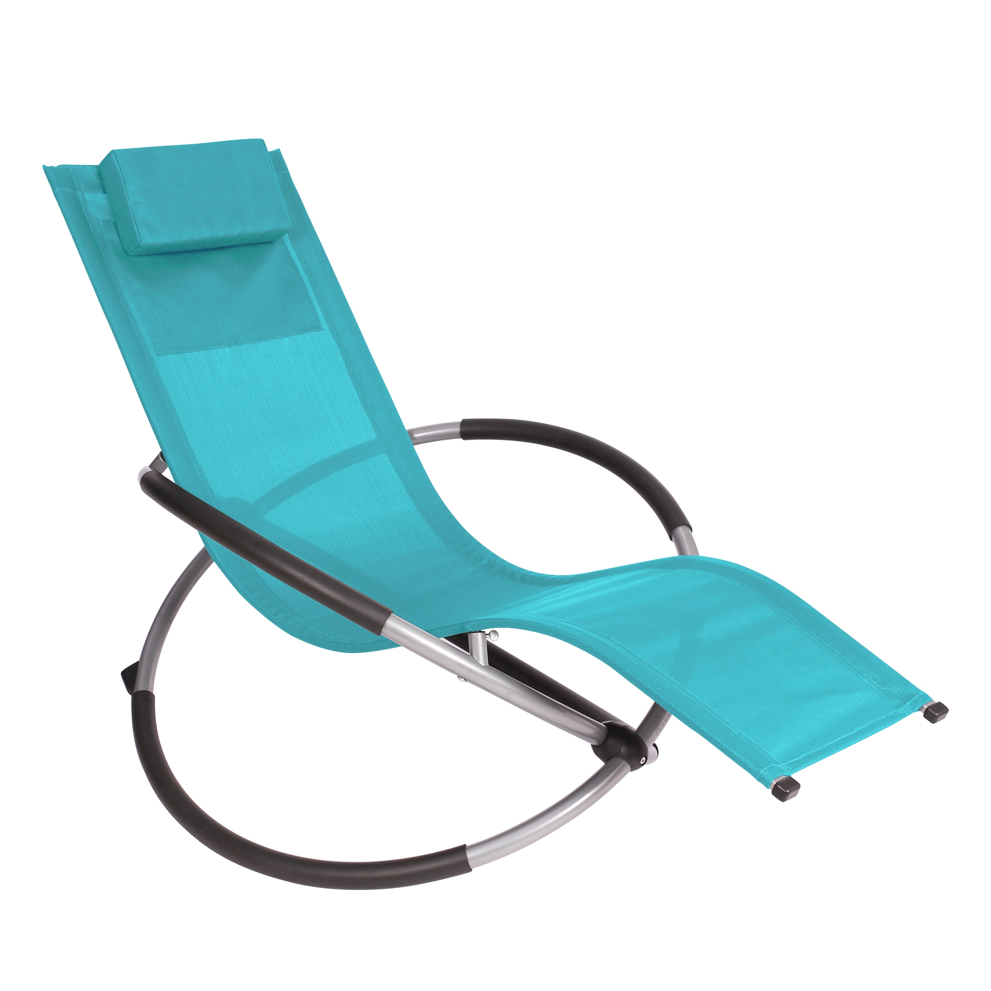 Sonnenliege Schaukelstuhl SAMANA petrol