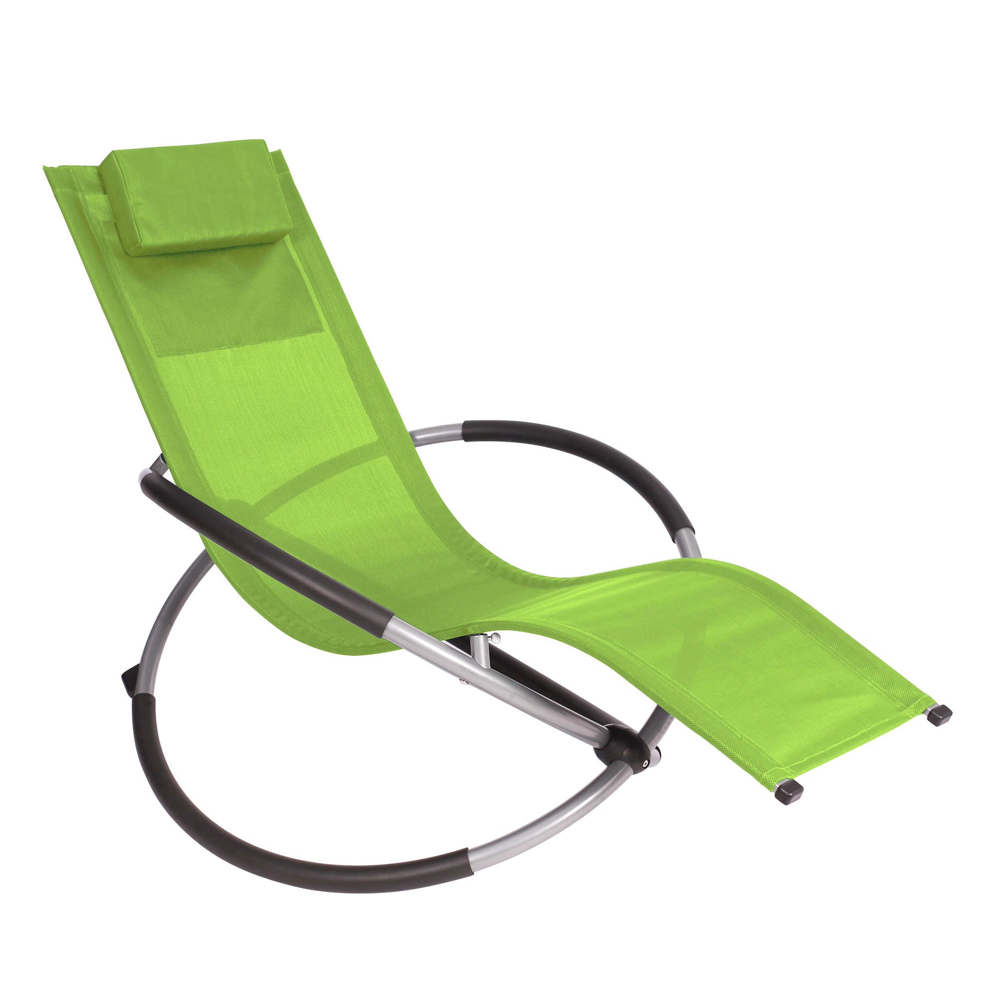 Sonnenliege Schaukelstuhl SAMANA grün