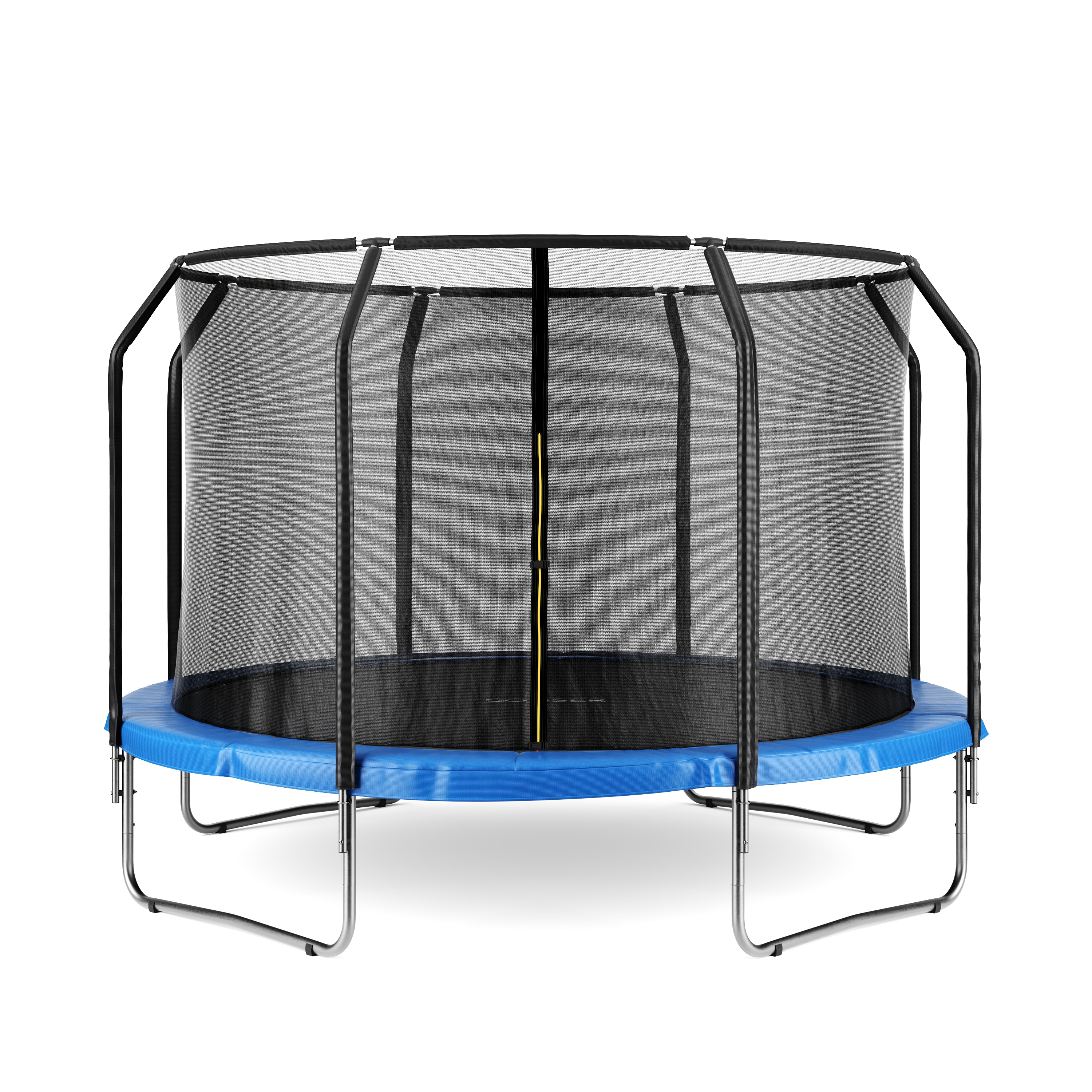 Trampolin 400 cm inkl. Sicherheitsnetz blau