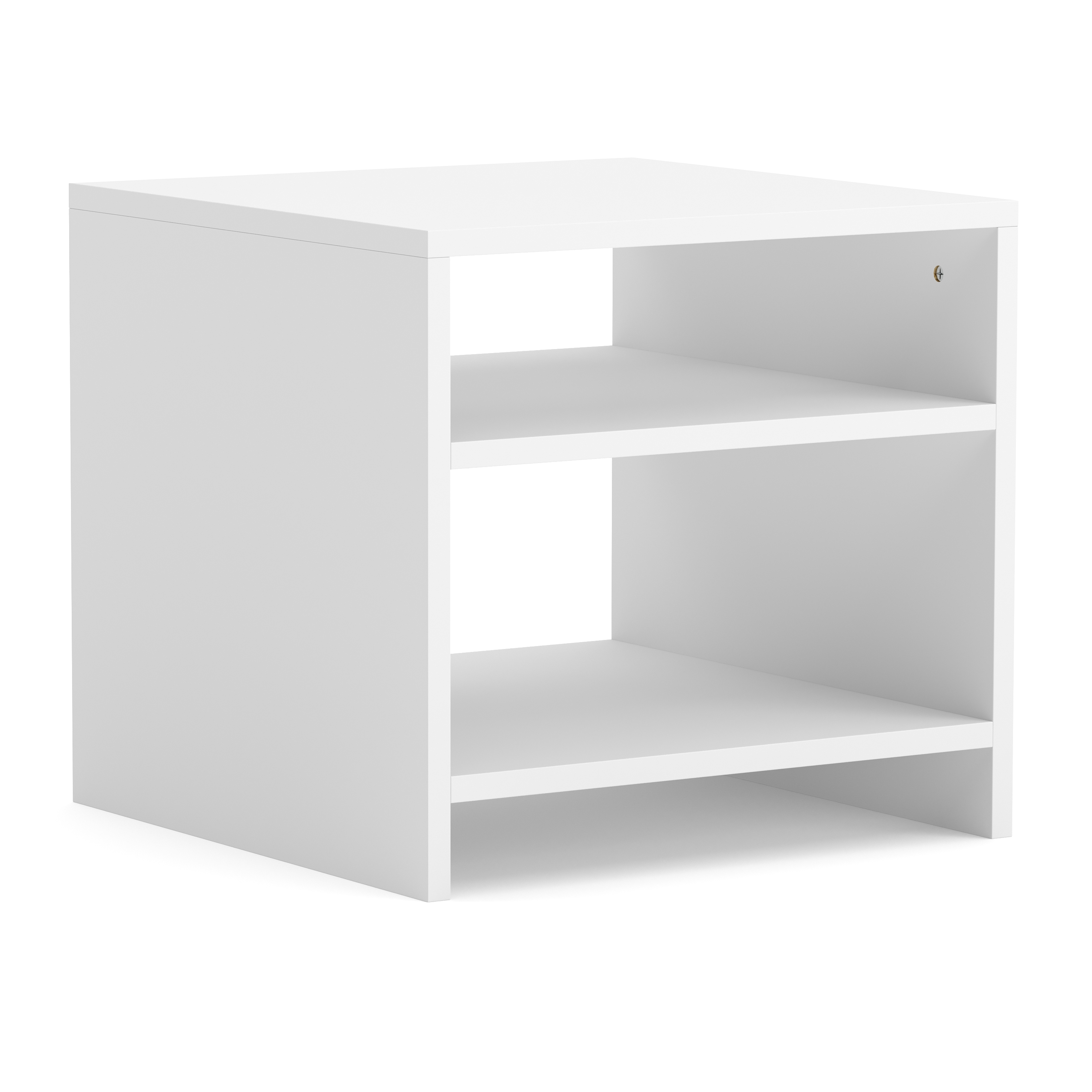 Nachttisch VELIE 40 x 40 cm weiss