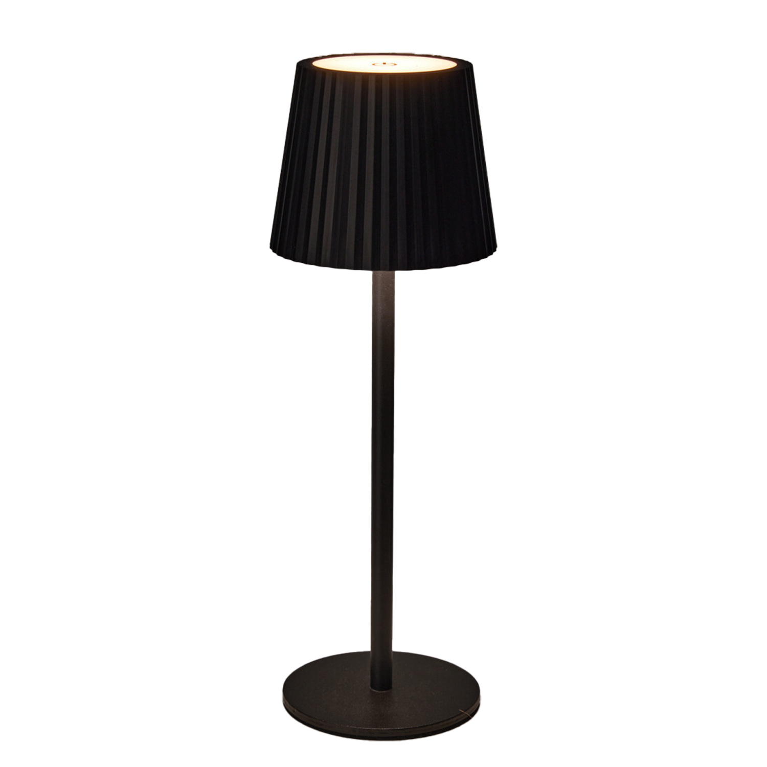 LED Tischlampe dimmbar 9 x 27 cm schwarz