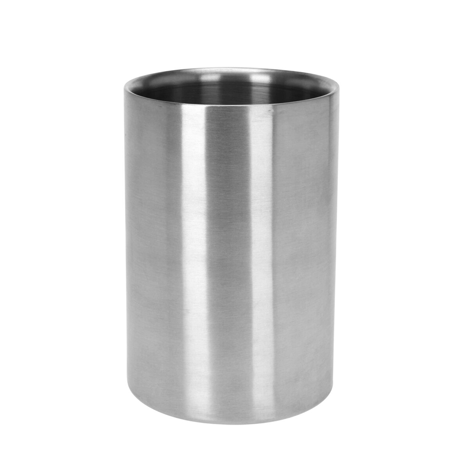 Image of Weinkühler Edelstahl 12 x 18 cm silber