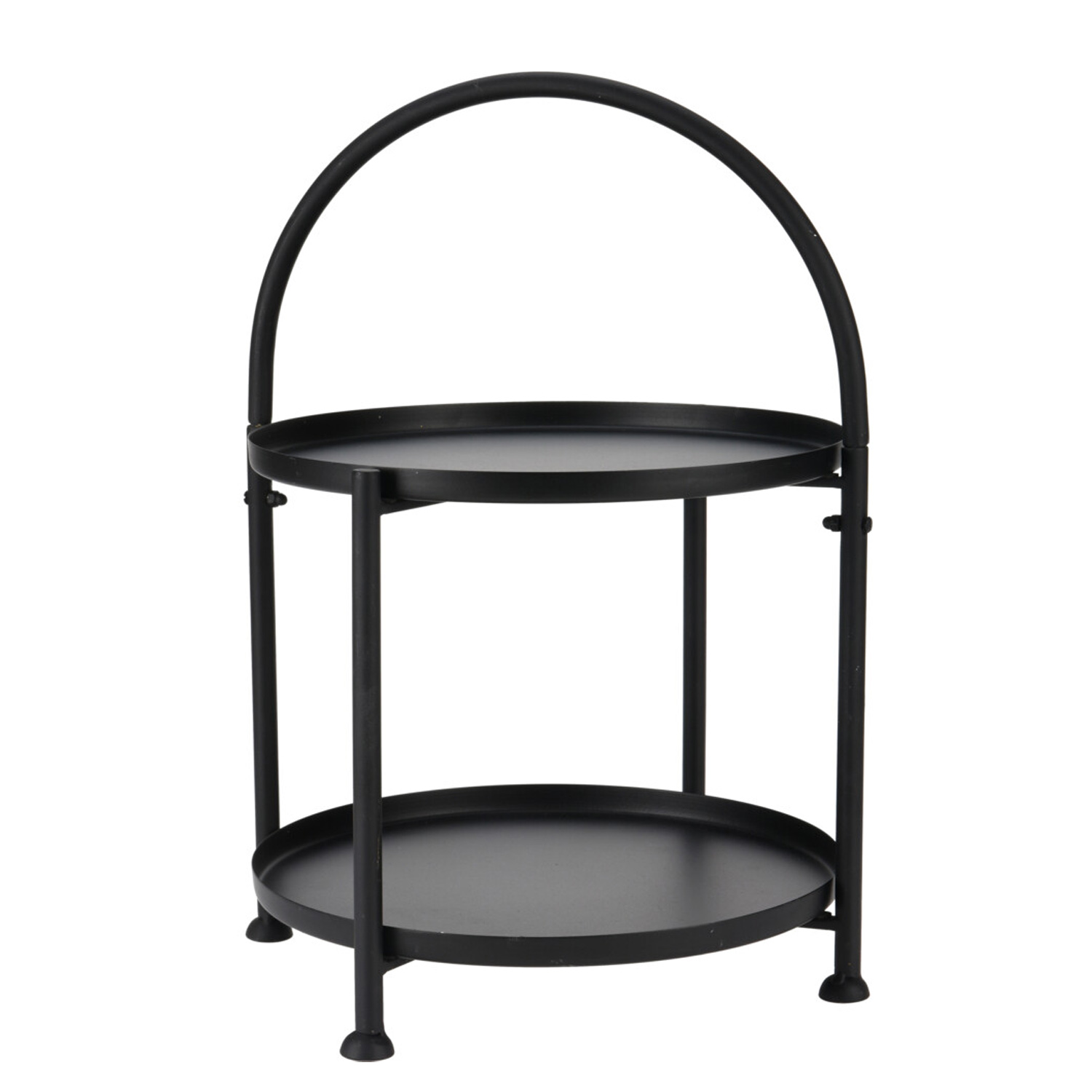 Image of Beistelltisch Metall 34 x 46 cm schwarz