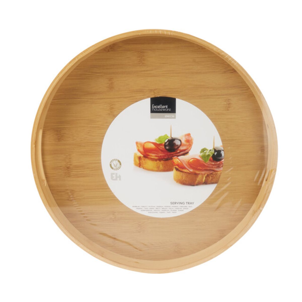 Tablett Bambus rund 40 cm | GONSER.CH