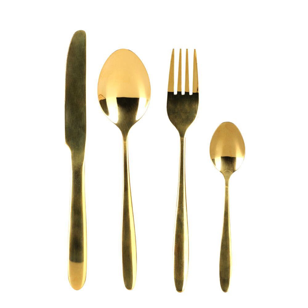 Image of Besteck Set 24-teilig gold