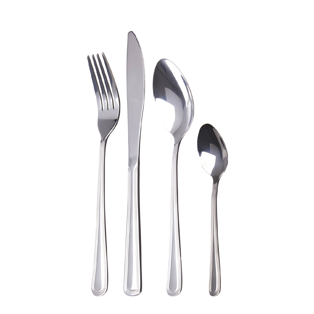 Image of Besteck Set mit Gravur 16-teilig silber