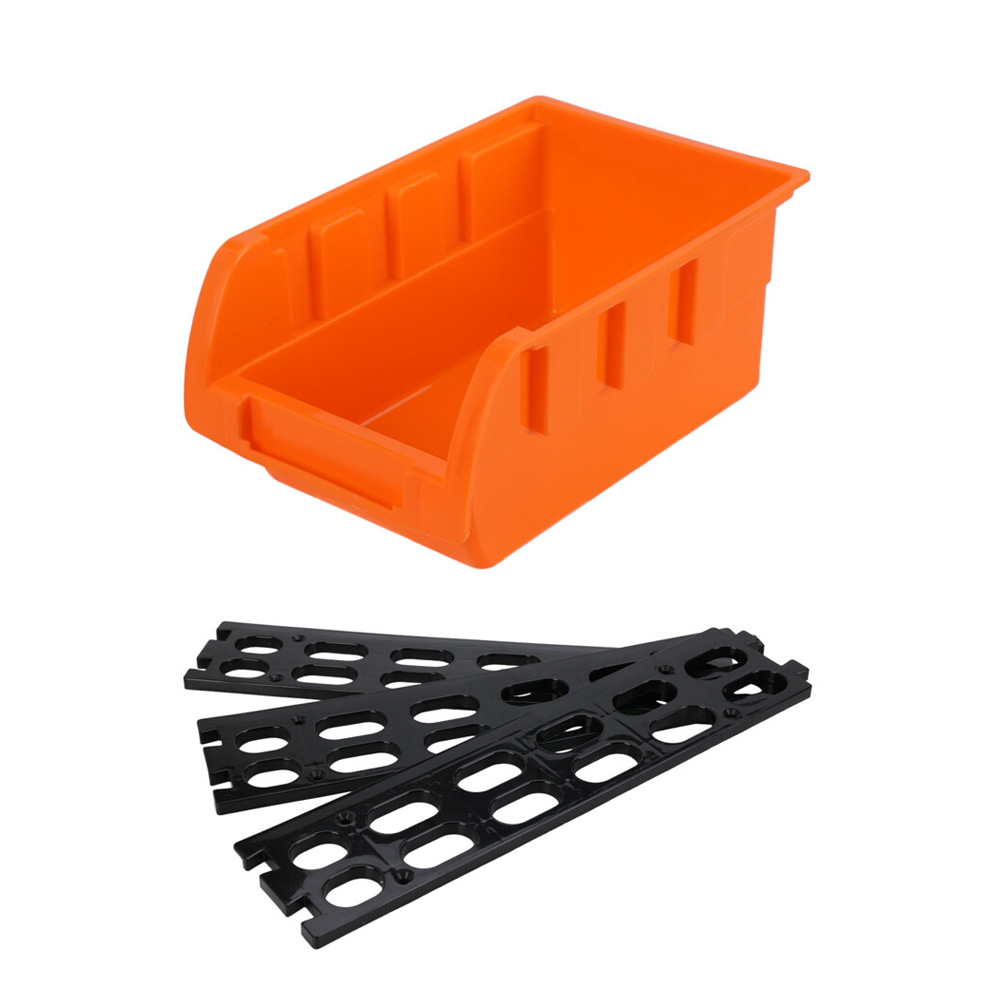 Stapelbox Set 11-teilig orange/schwarz