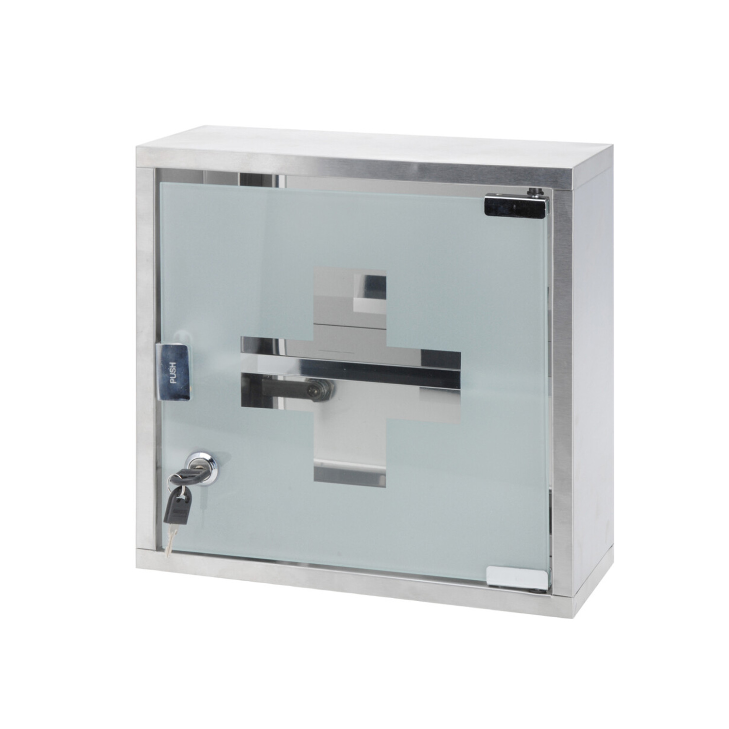 Medizinschrank Edelstahl 30 x 30 x 12 cm