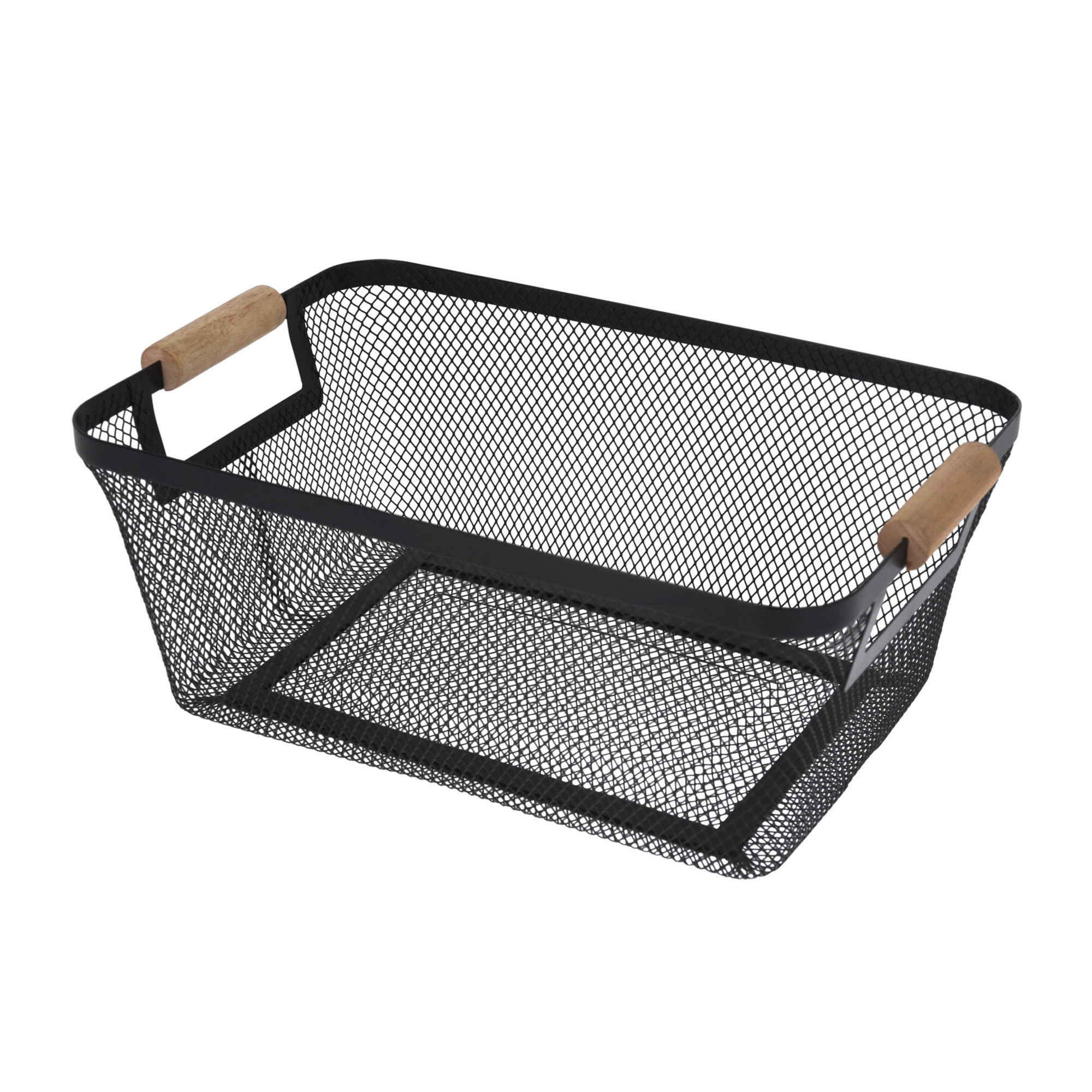 Image of Korb Eisen 30 x 21 x 14 cm schwarz