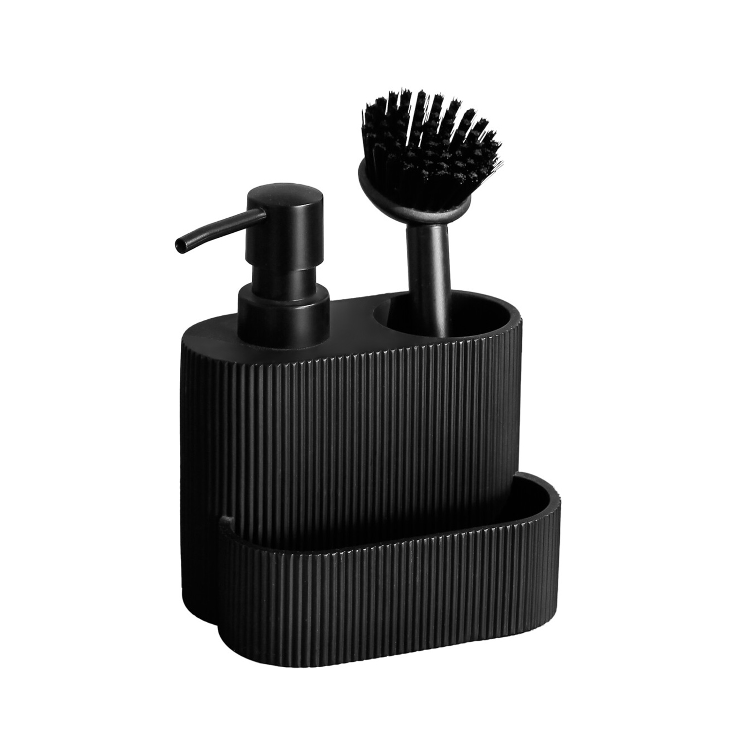 Spülbecken-Organizer 13 x 10 x 16 cm schwarz