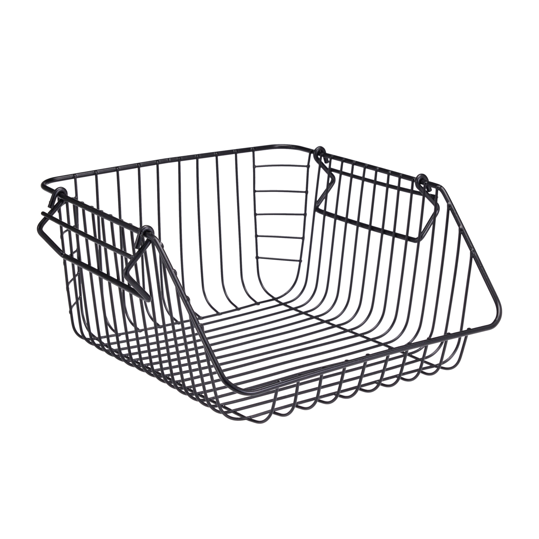 Korb Eisen 29 x 27 x 14 cm schwarz