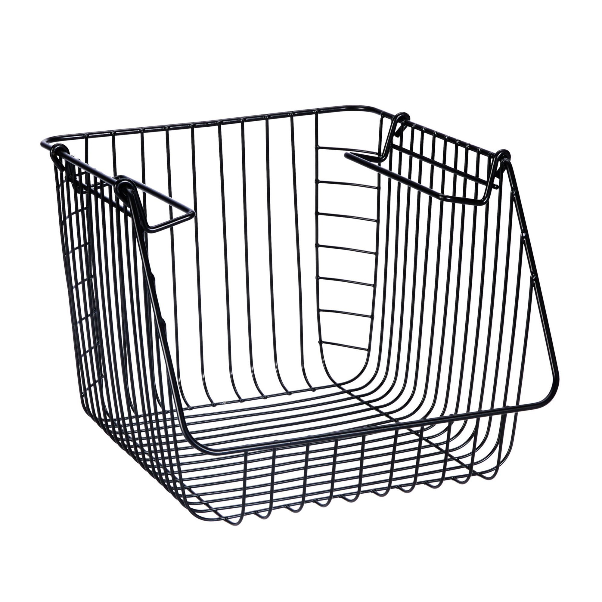 Korb Eisen 29 x 27 x 21 cm schwarz