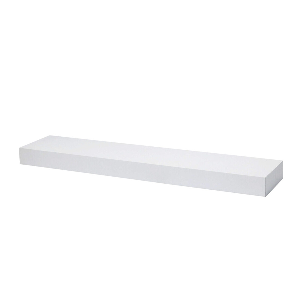LED Wandregal 60 x 4 x 13 cm weiss