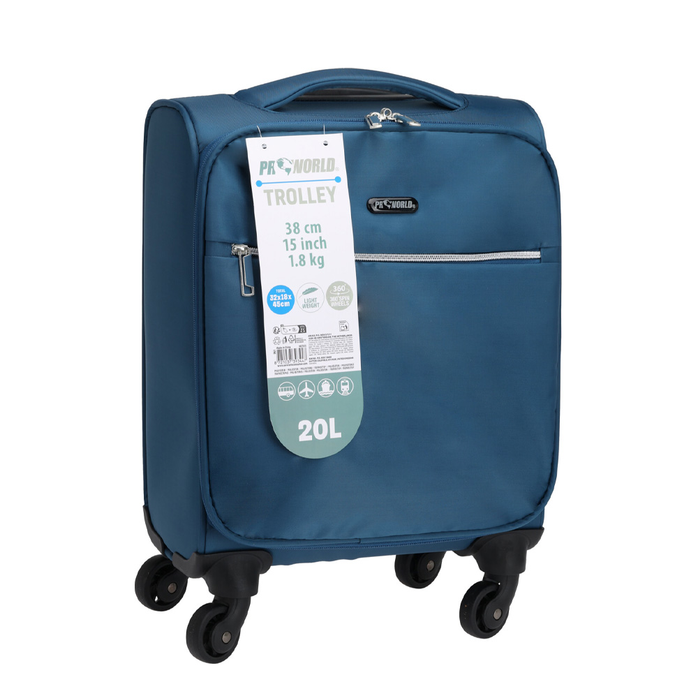 Reisekoffer Grösse S 20L blau