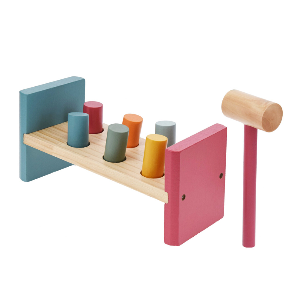 Image of Werkbank Kinder Holz 22 x 9 cm bunt