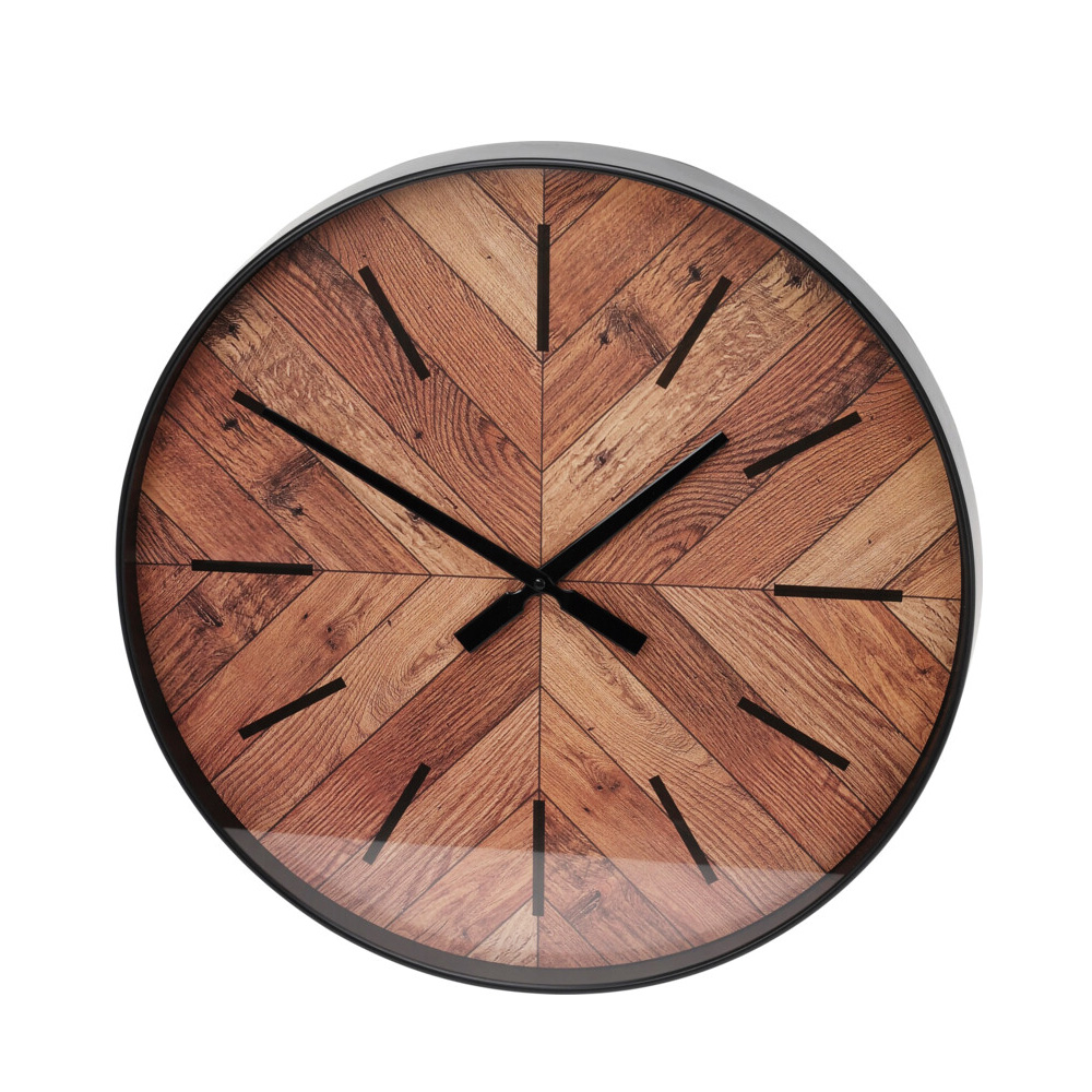 Wanduhr Holzoptik 50 cm