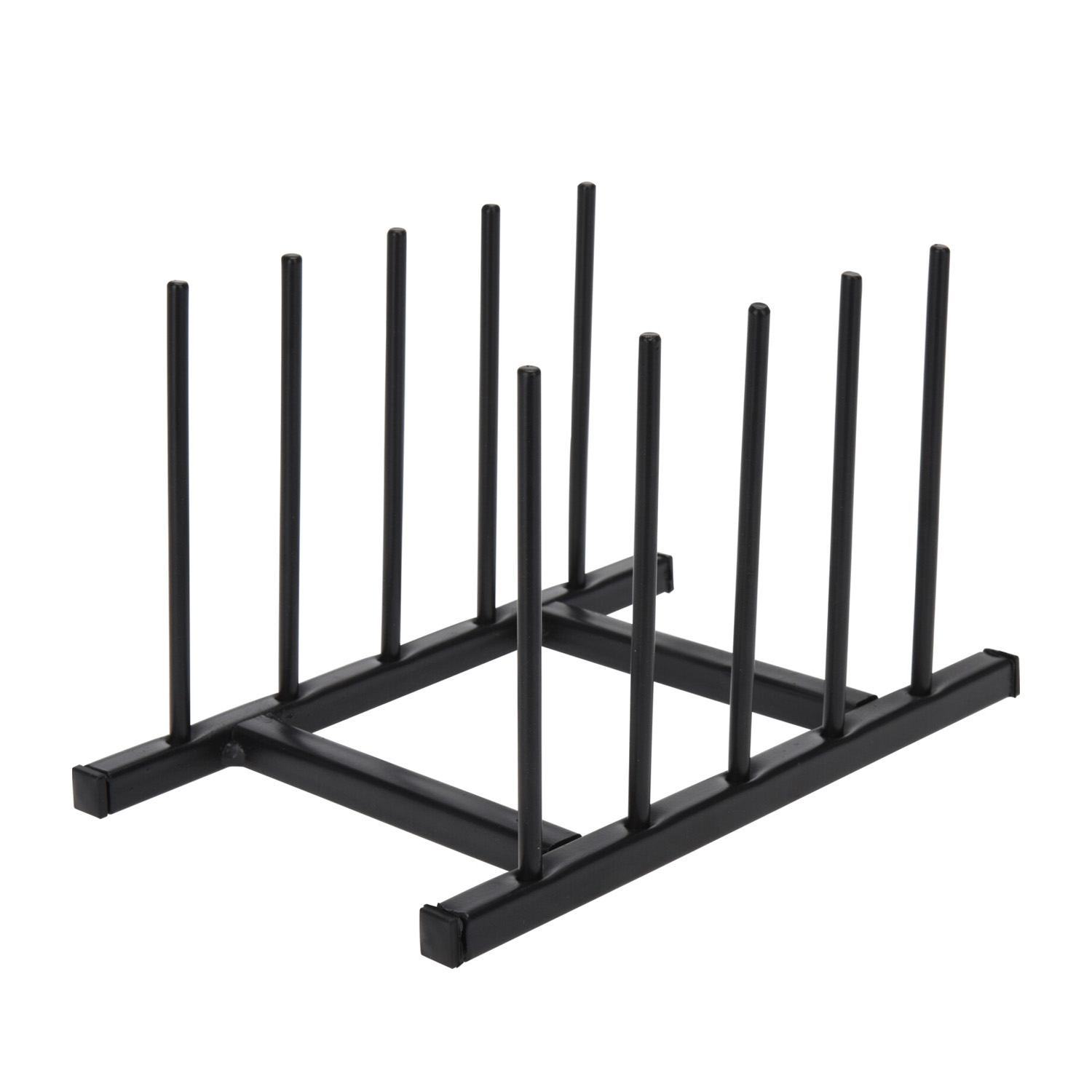 Abtropfgestell Metall 20 x 12 x 12 cm schwarz