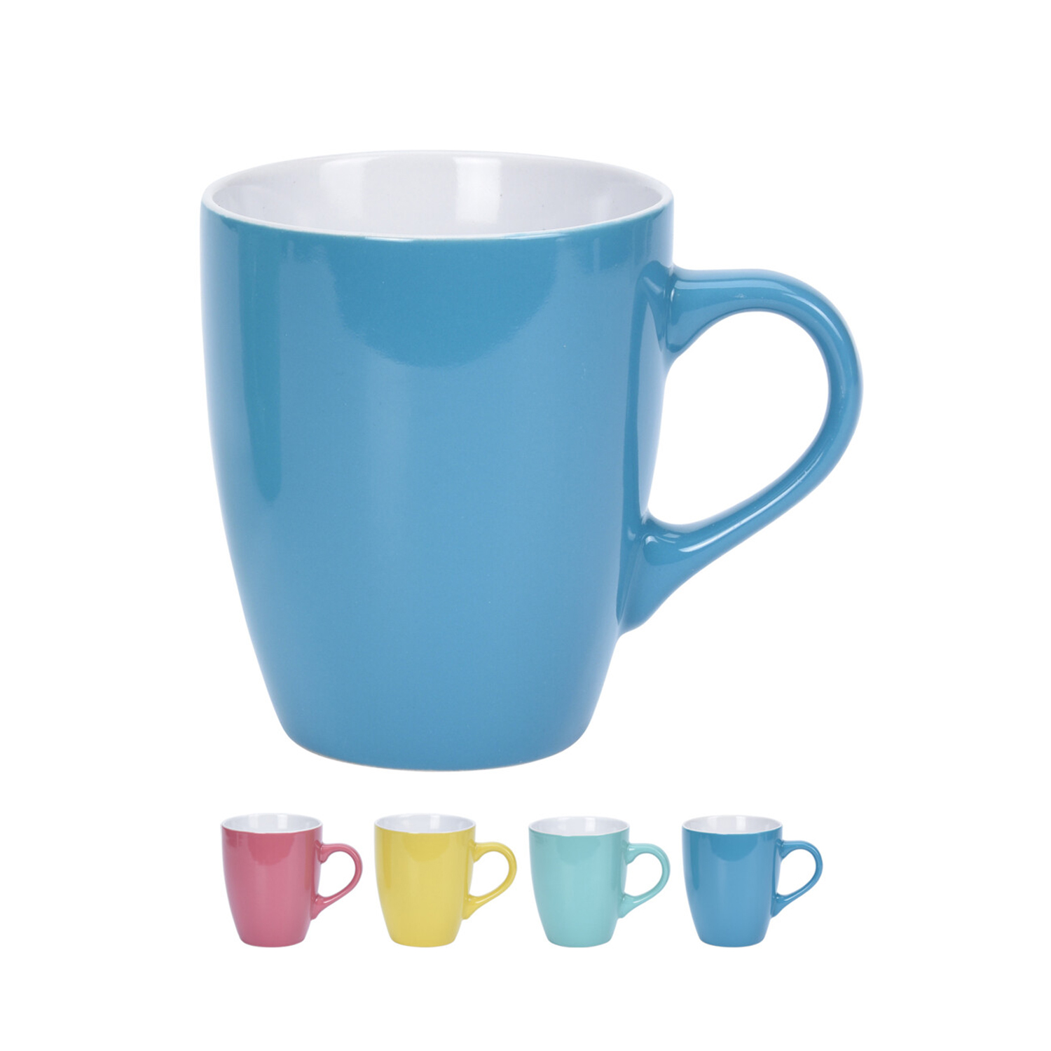 Tasse Set Steingut 390 ml 4-teilig