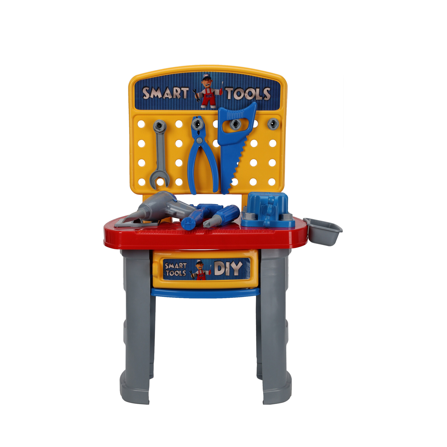 Werkbank Kinder 24-teilig bunt
