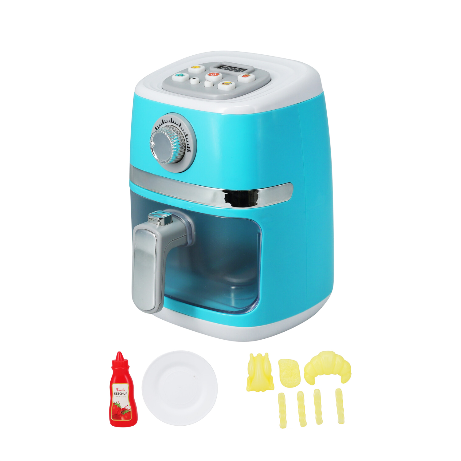 Spielzeug Airfryer Set 11-teilig bunt