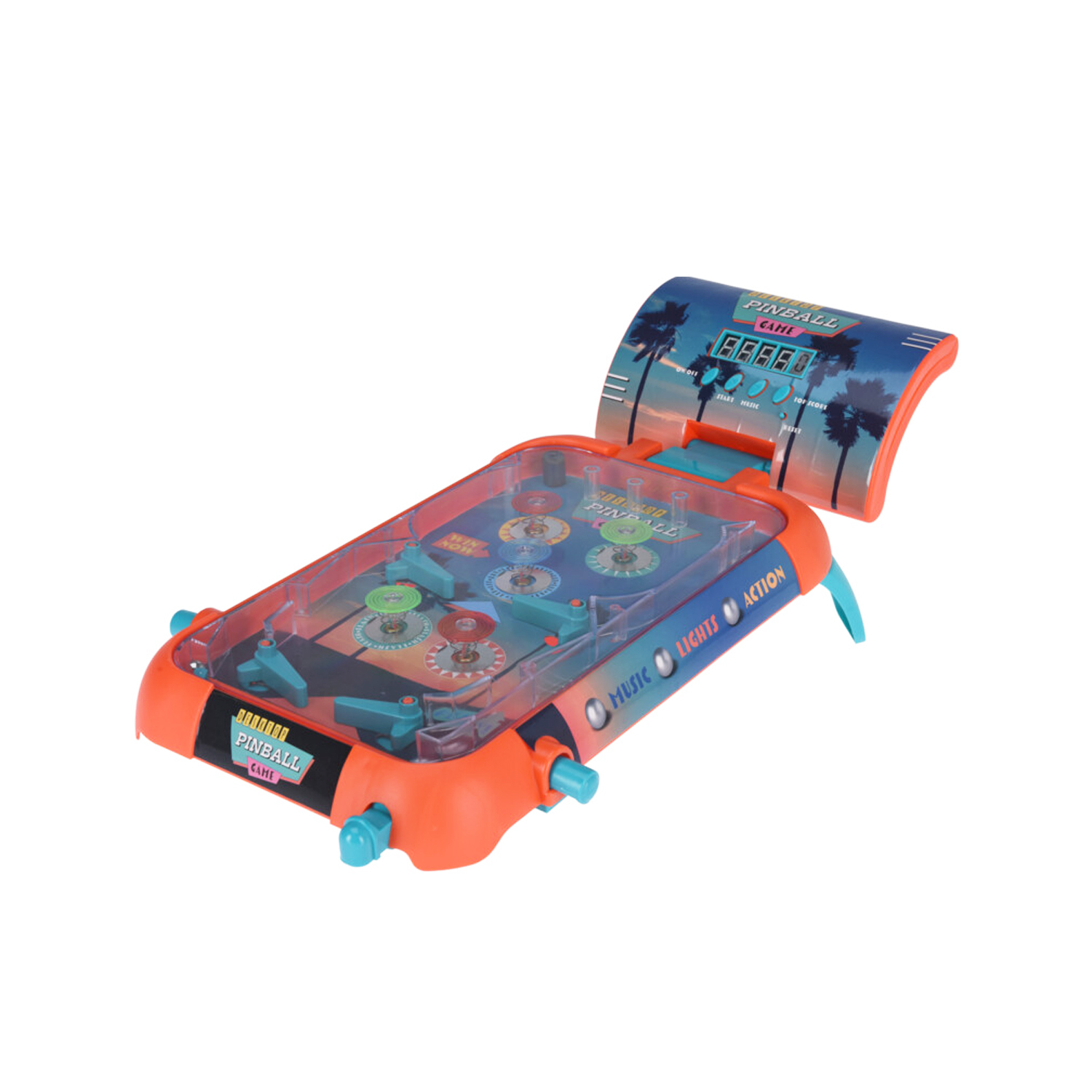 Flipperkasten 53 x 26 x 5 cm bunt