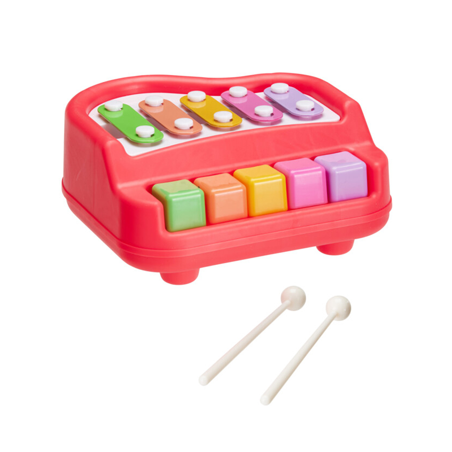 Spielzeug Klavier 19 x 17 x 10 cm bunt