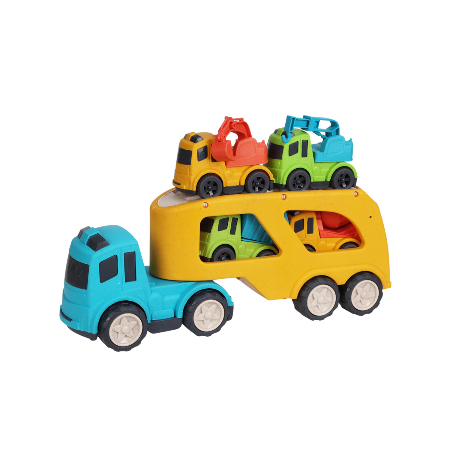 Spielzeugauto Set LKW 5-teilig bunt