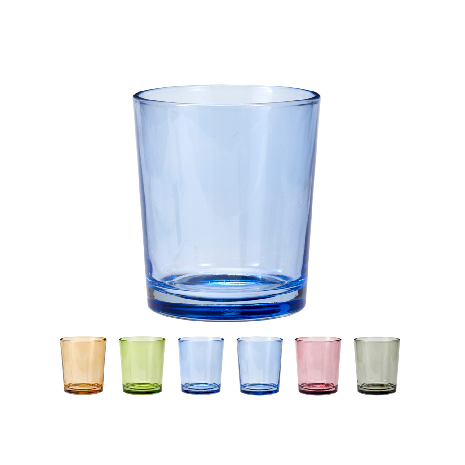 Trinkglas Set 360 ml 6-teilig bunt