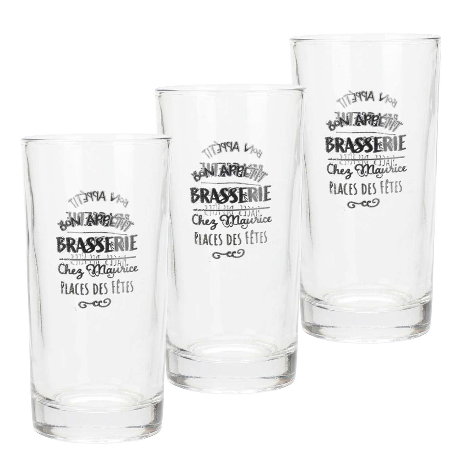 Trinkglas 3er Set 295 ml 4-teilig