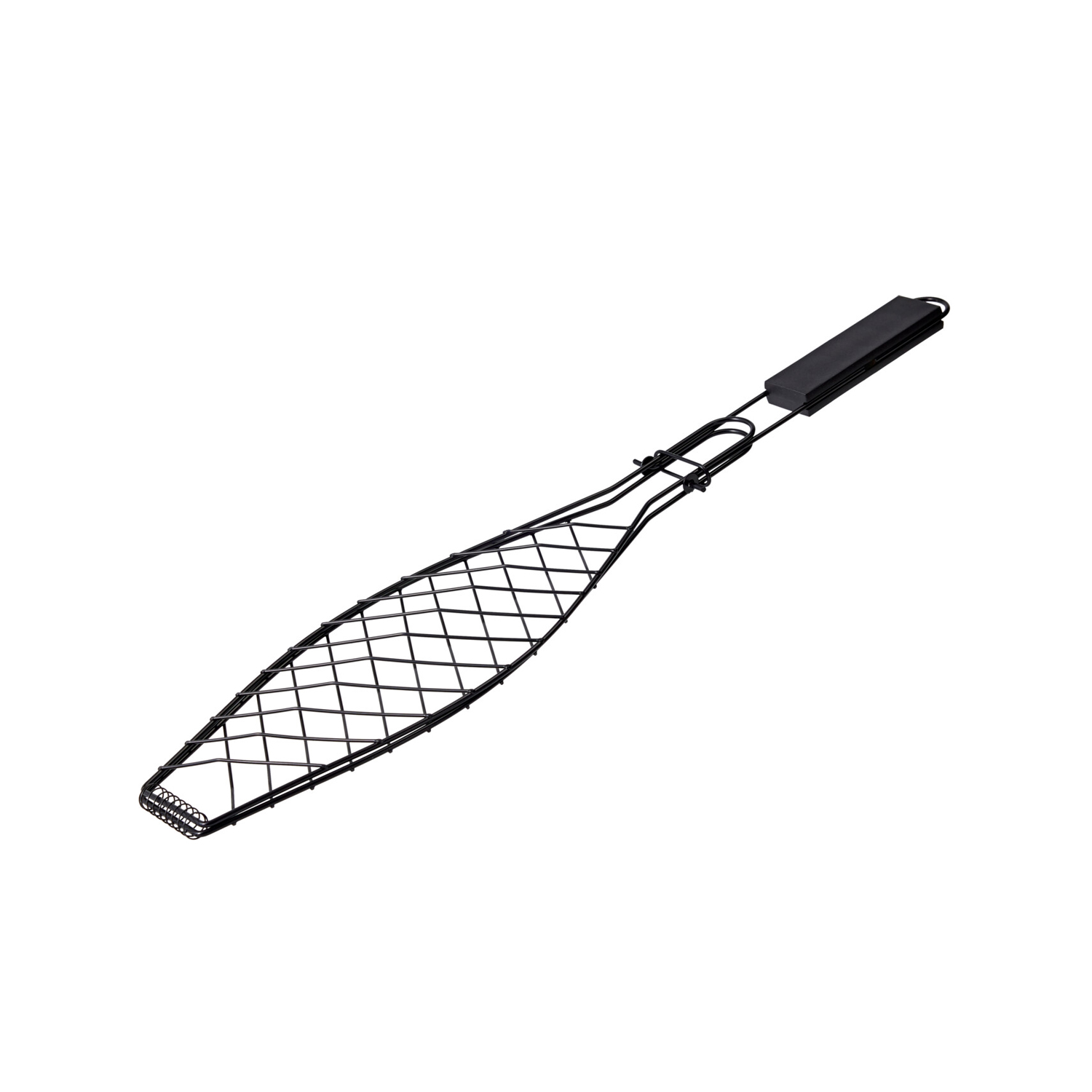 Image of Grillkorb Grillrost für Fisch 58 x 13 cm schwarz