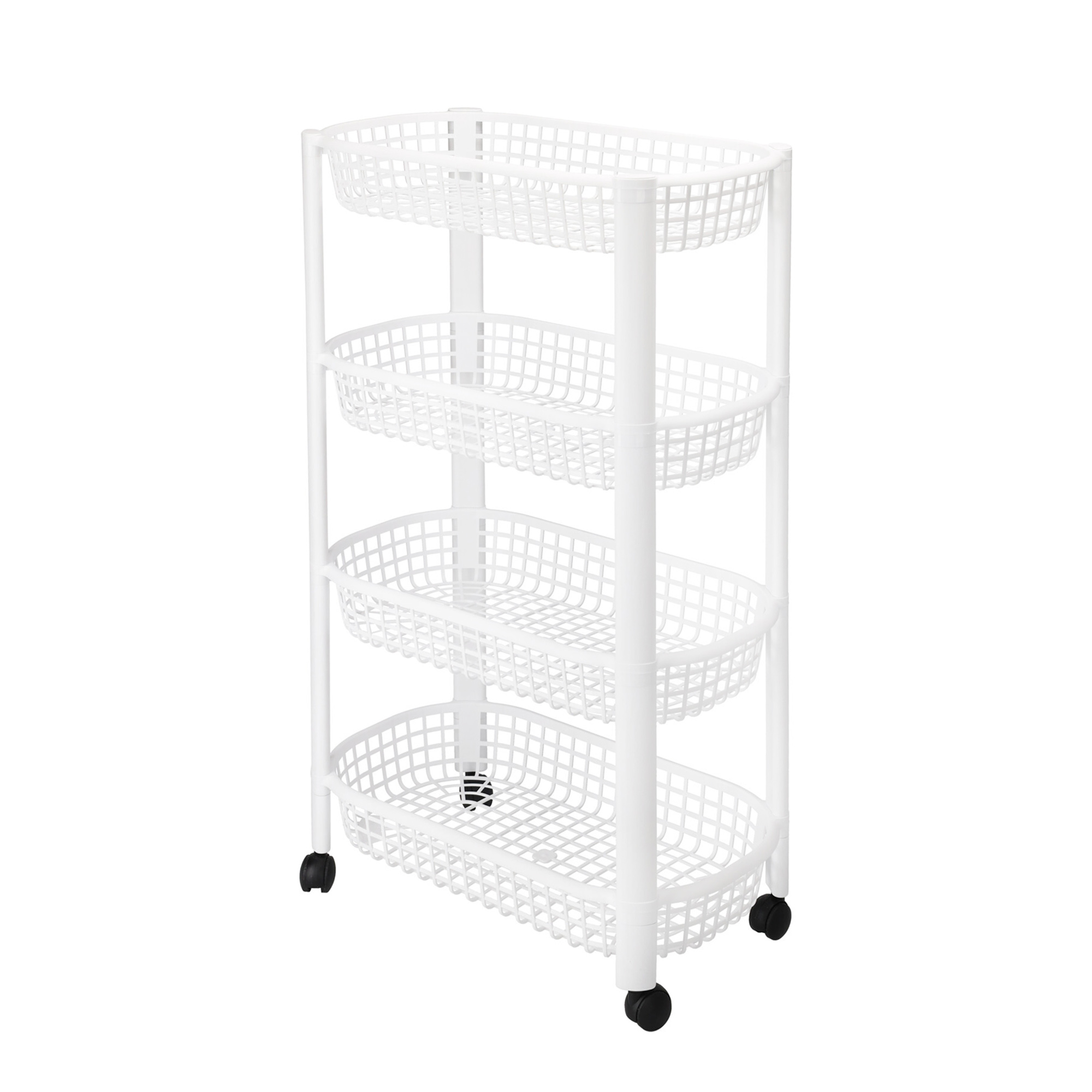 Küchenwagen 46 x 26 x 78 cm weiss