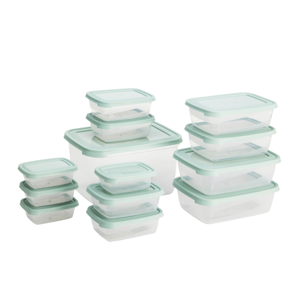 Vorratsbehälter Set 13-teilig hellgrün