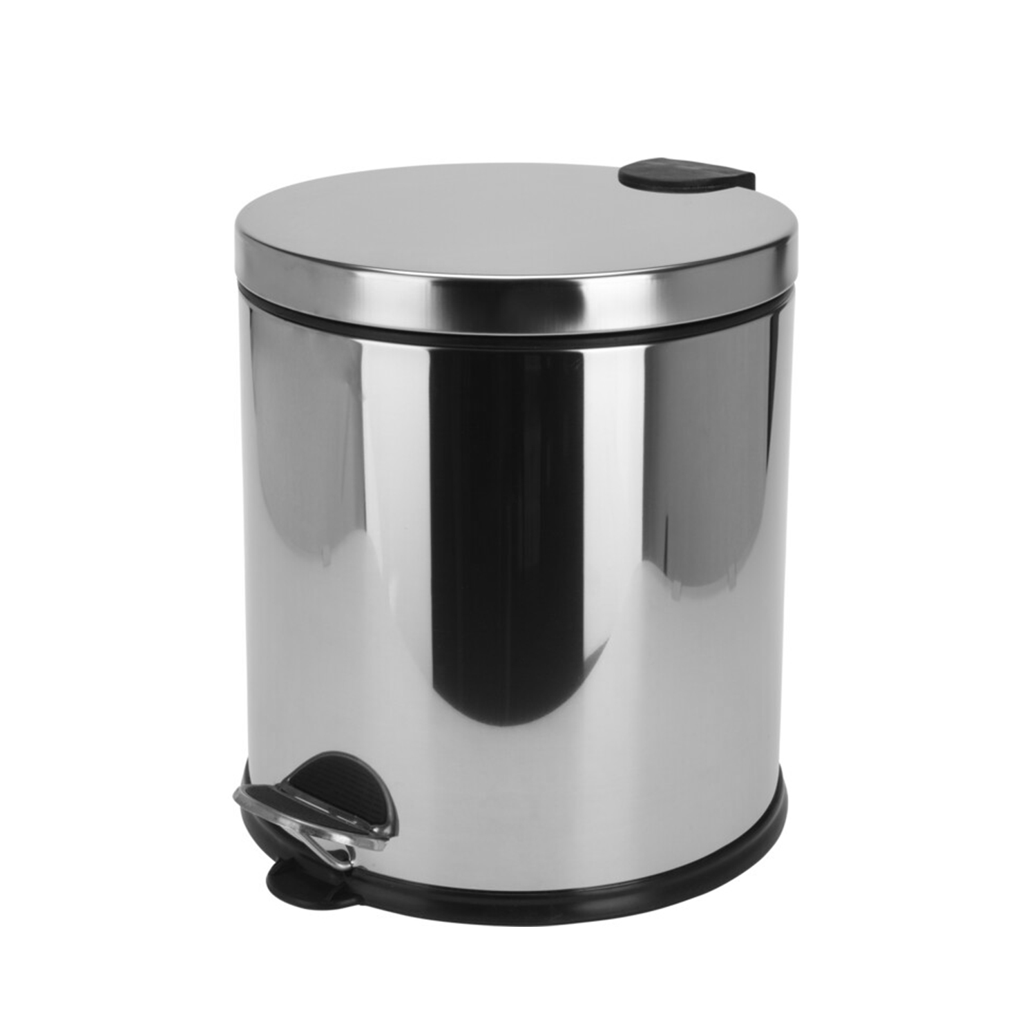 Abfalleimer Edelstahl 20L silber