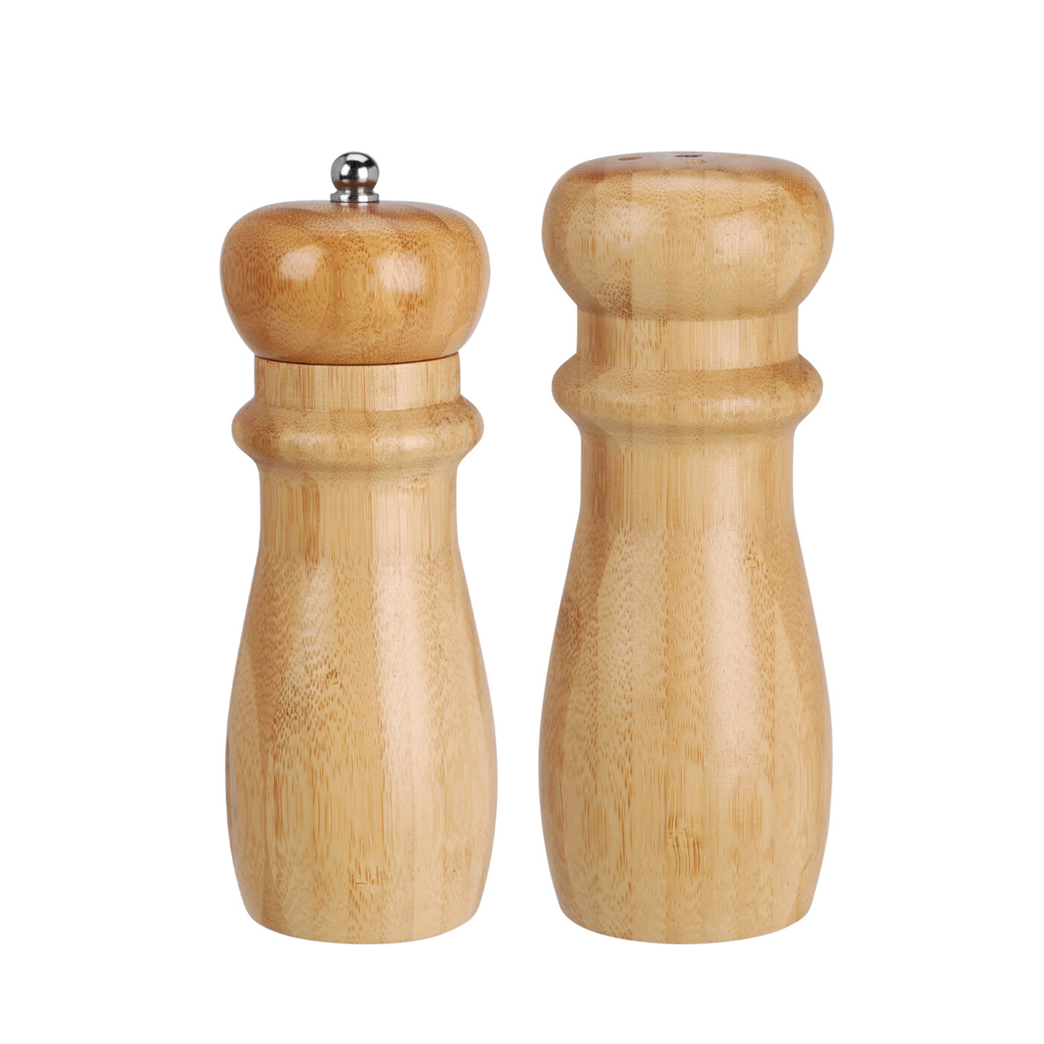 Salzstreuer und Pfeffermühle Bambus 16 cm