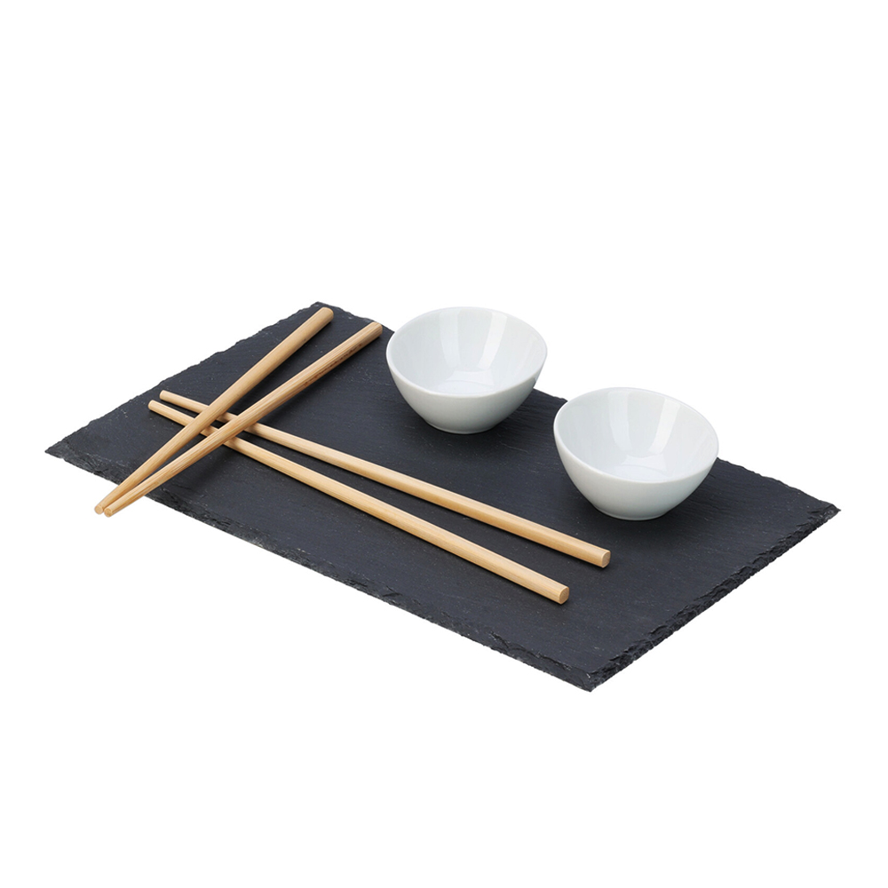 Sushi Set Schiefer 5-teilig