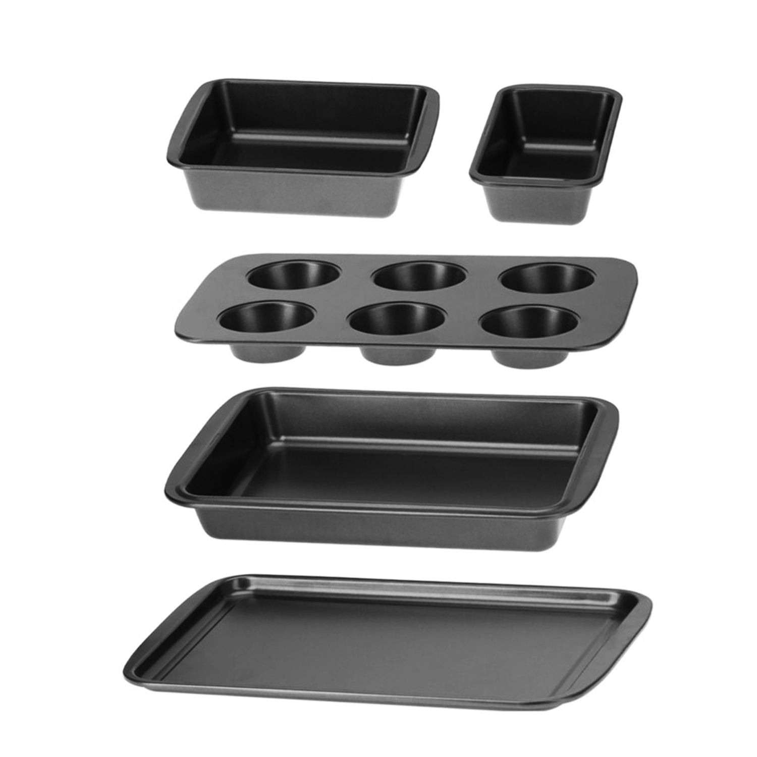 Image of Backform Set 5-teilig schwarz