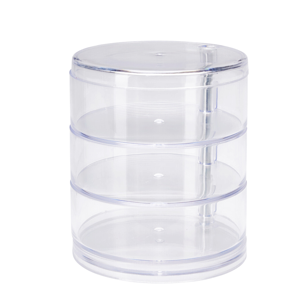 Kosmetik Organzier rund 3-stöckig