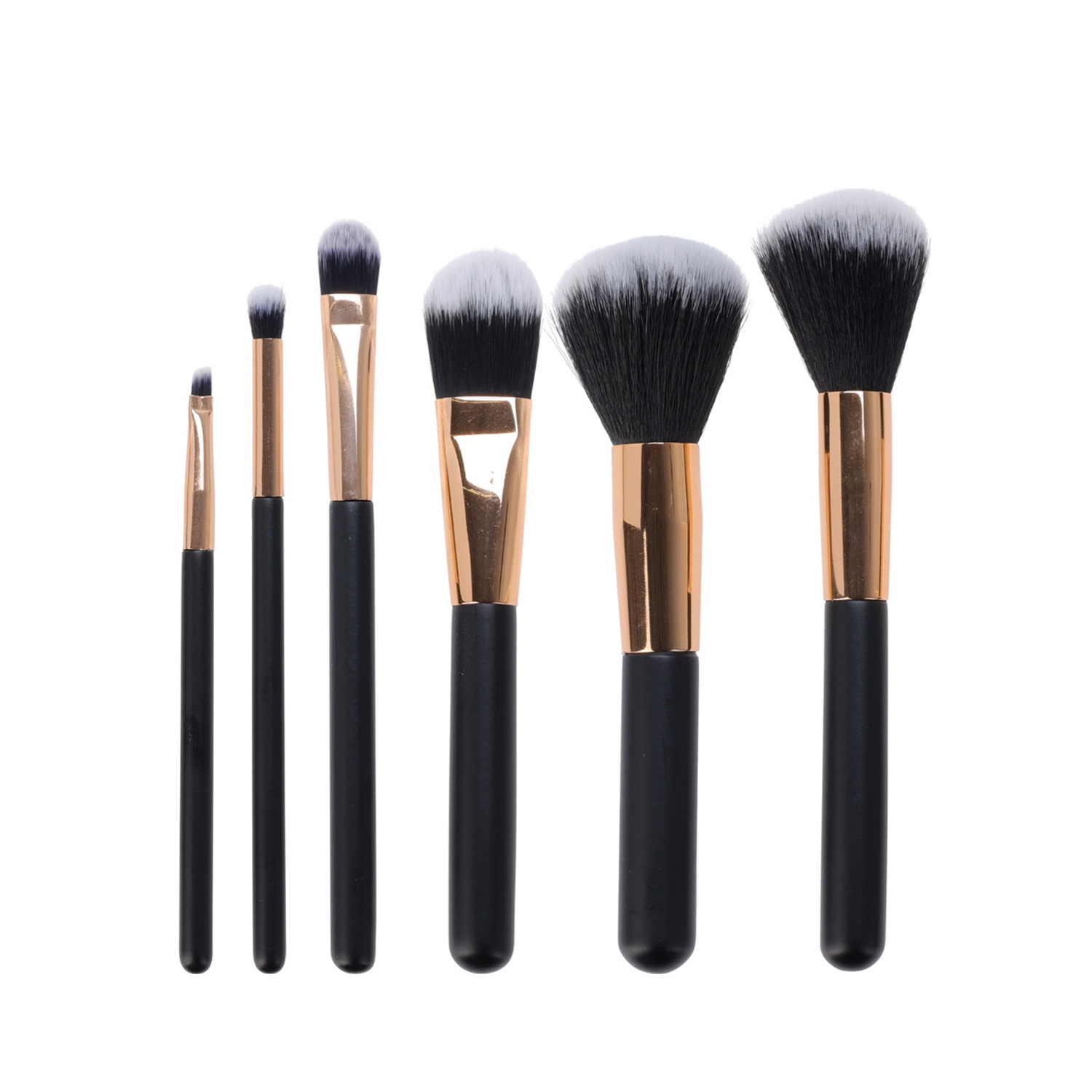 Image of Make Up Pinsel Set 6-teilig schwarz
