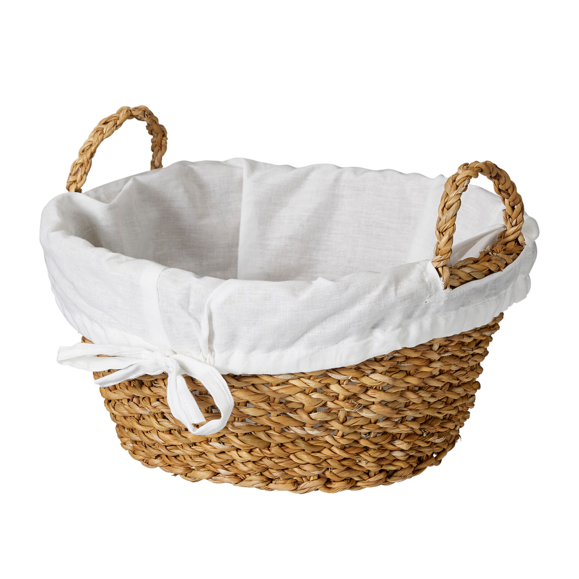 Image of Brotkorb rund 26 cm natur/weiss