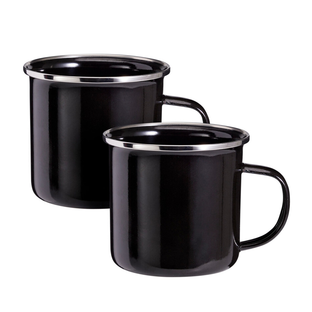 Image of Tasse Eisen 2er Set 350 ml schwarz