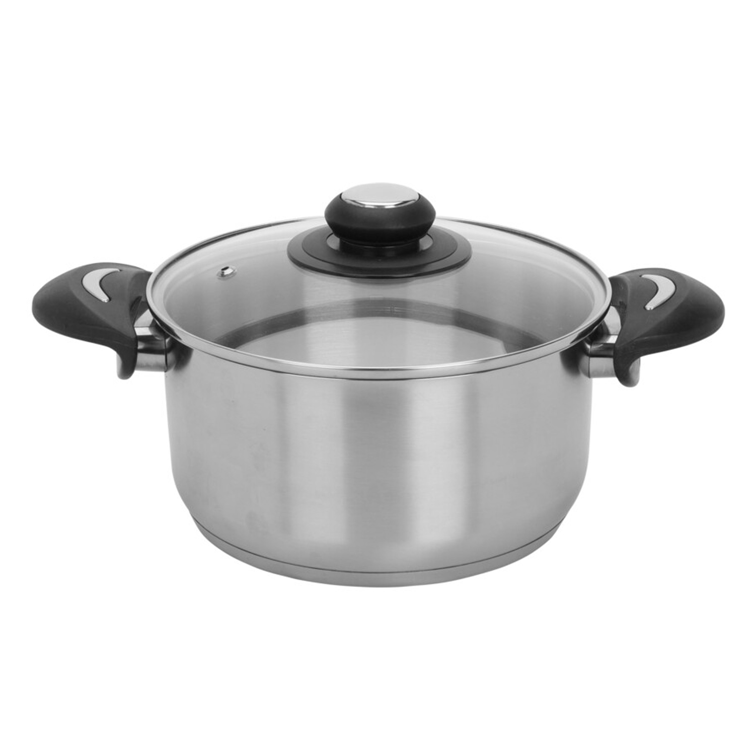 Kochtopf Edelstahl mit Deckel 2.7L