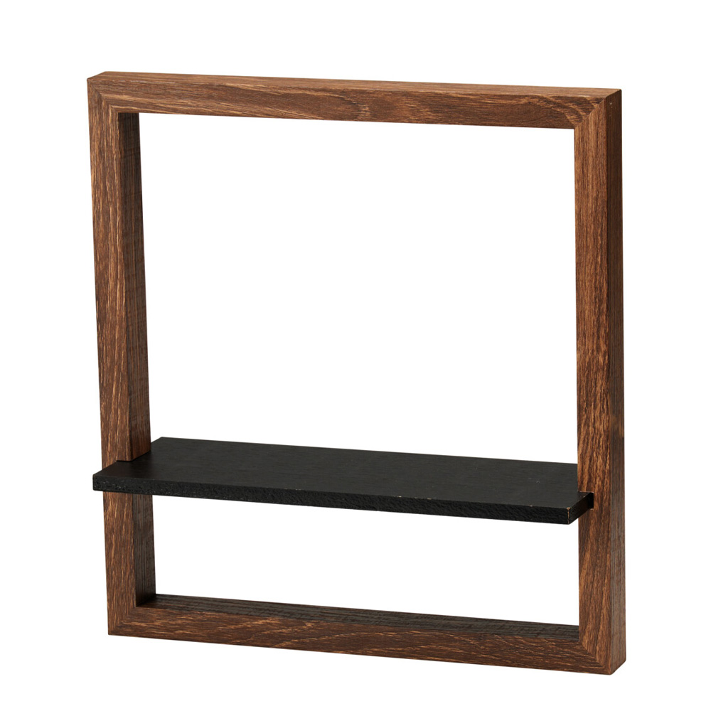 Image of Wandregal 30 x 10 x 32 cm braun/schwarz