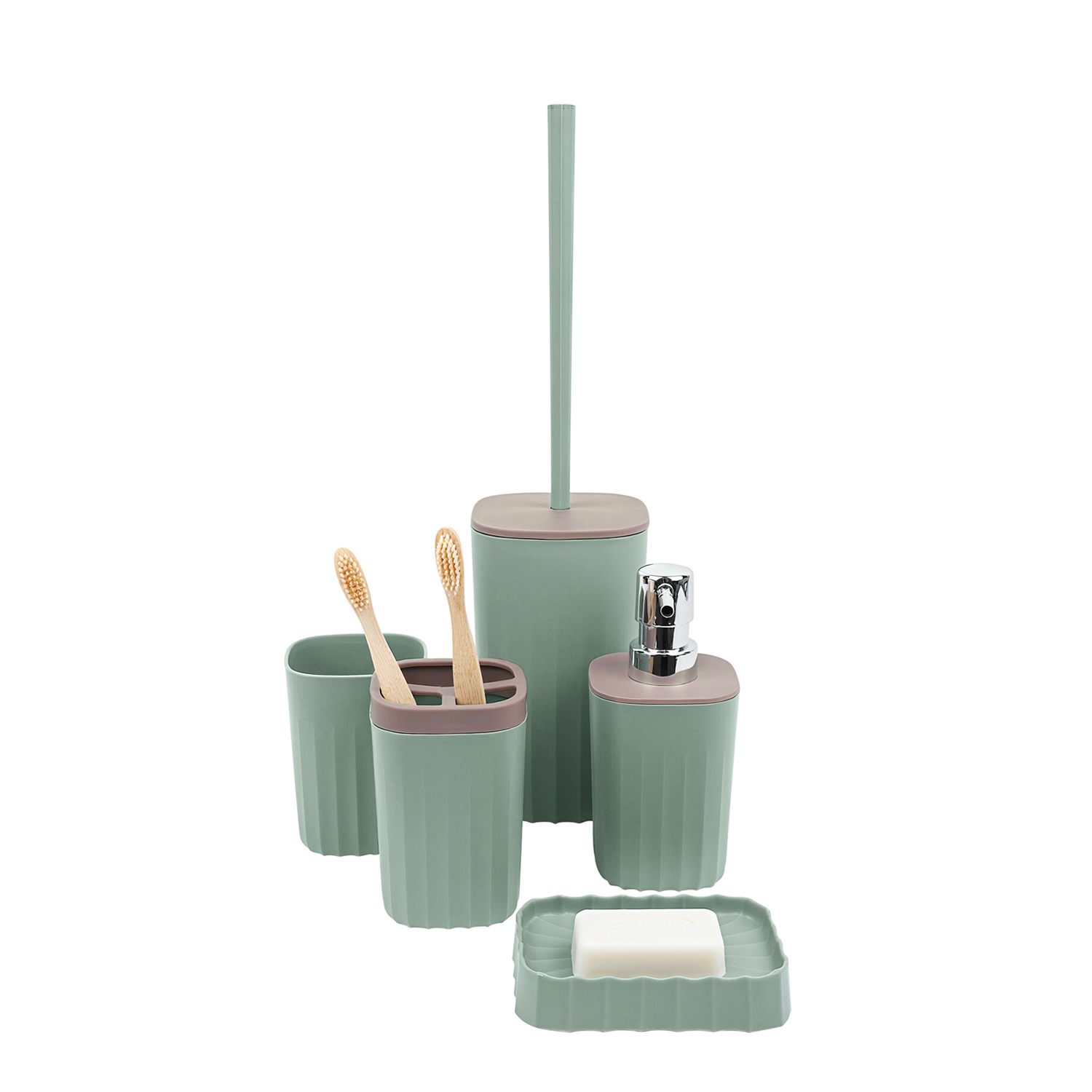 Image of Badezimmer Set 5-teilig mint