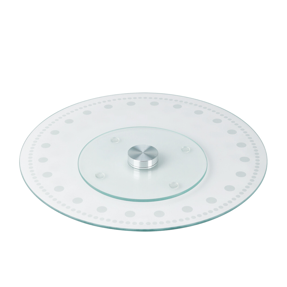 Servierplatte Glas drehbar 30 cm