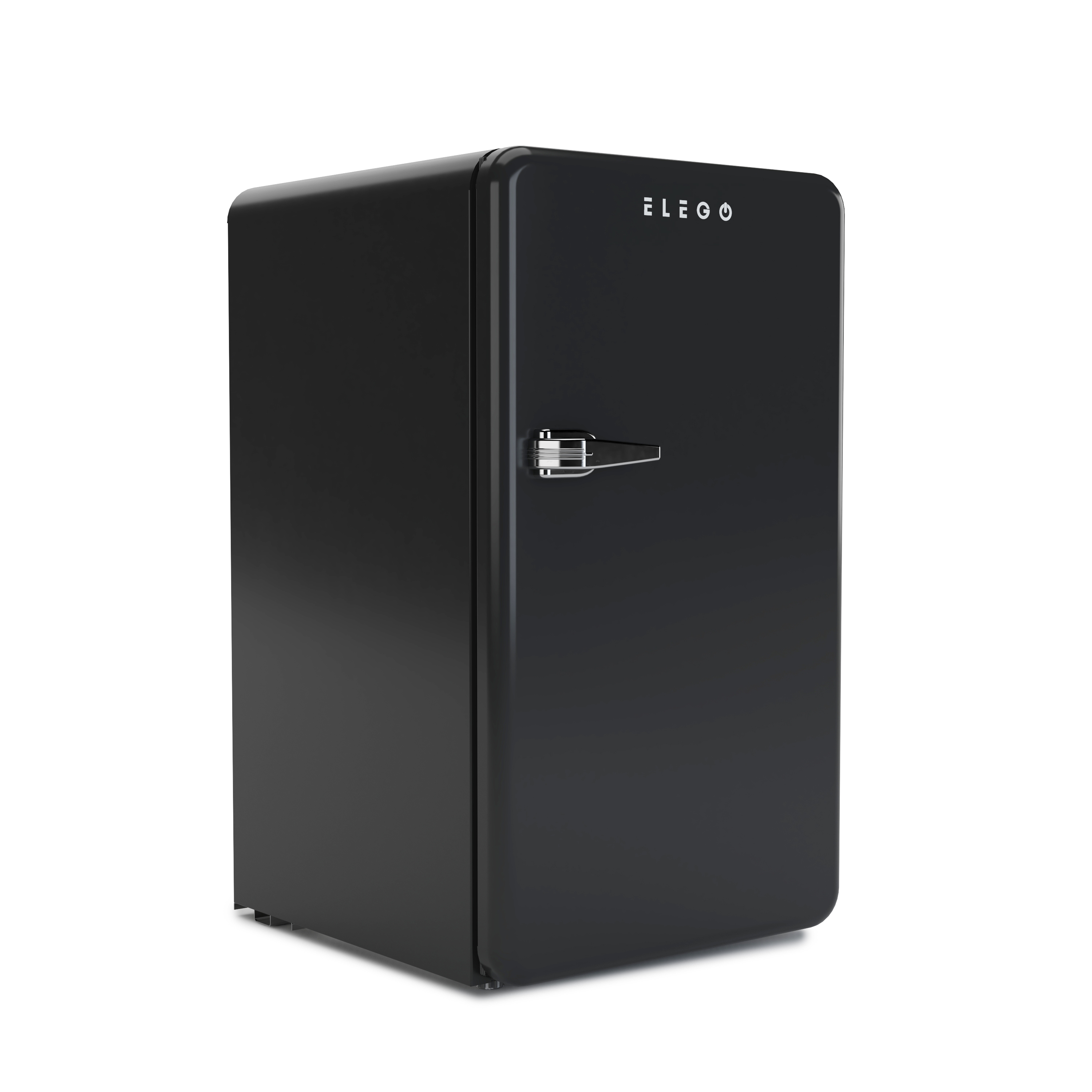 Kühlschrank mit Gefrierfach Retro 90L schwarz