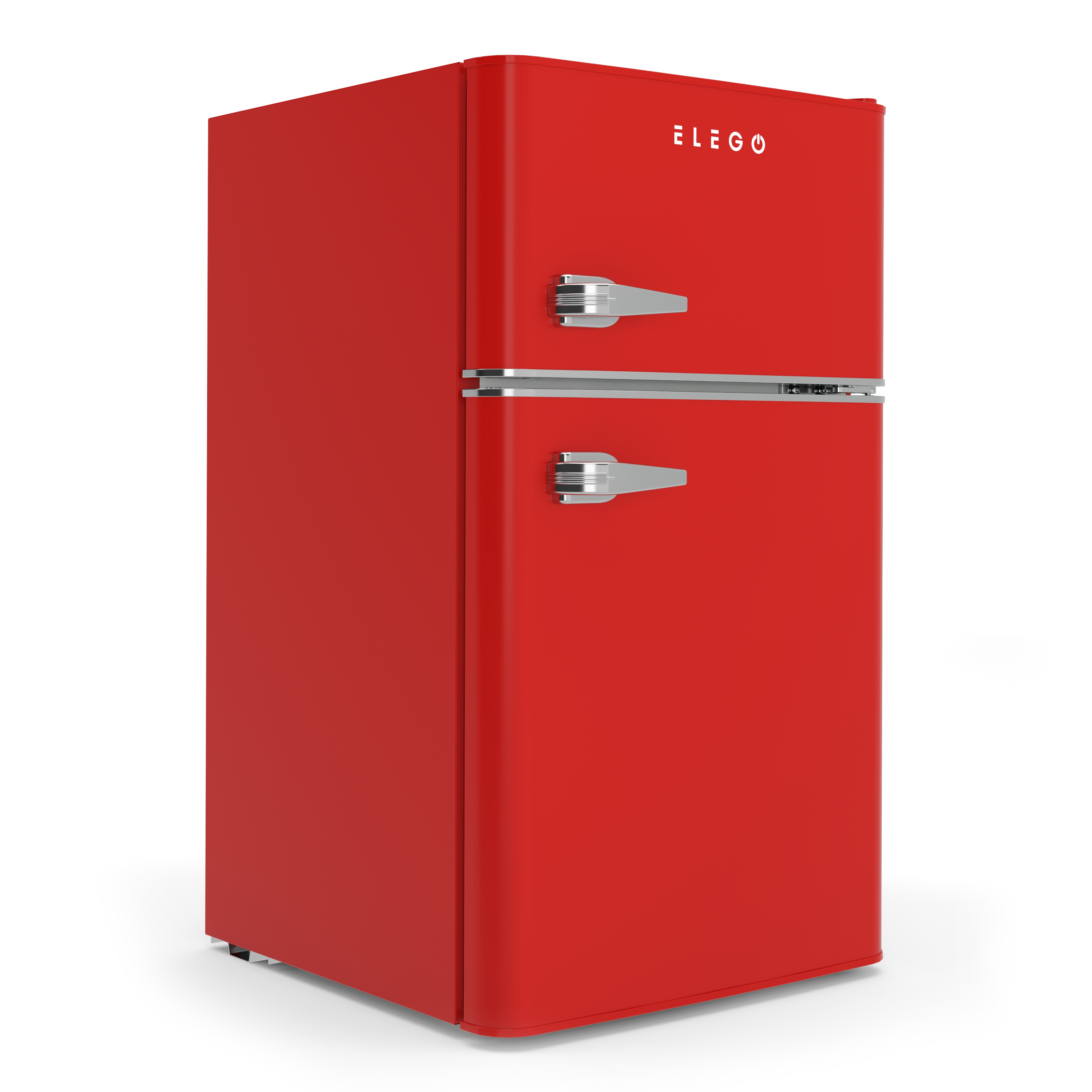 Kühlschrank mit Gefrierfach HOLO 90L rot